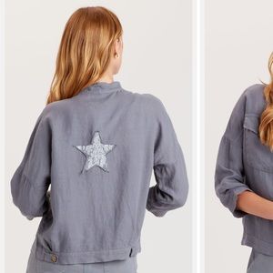 XCVI Colbert Jacket, Gray